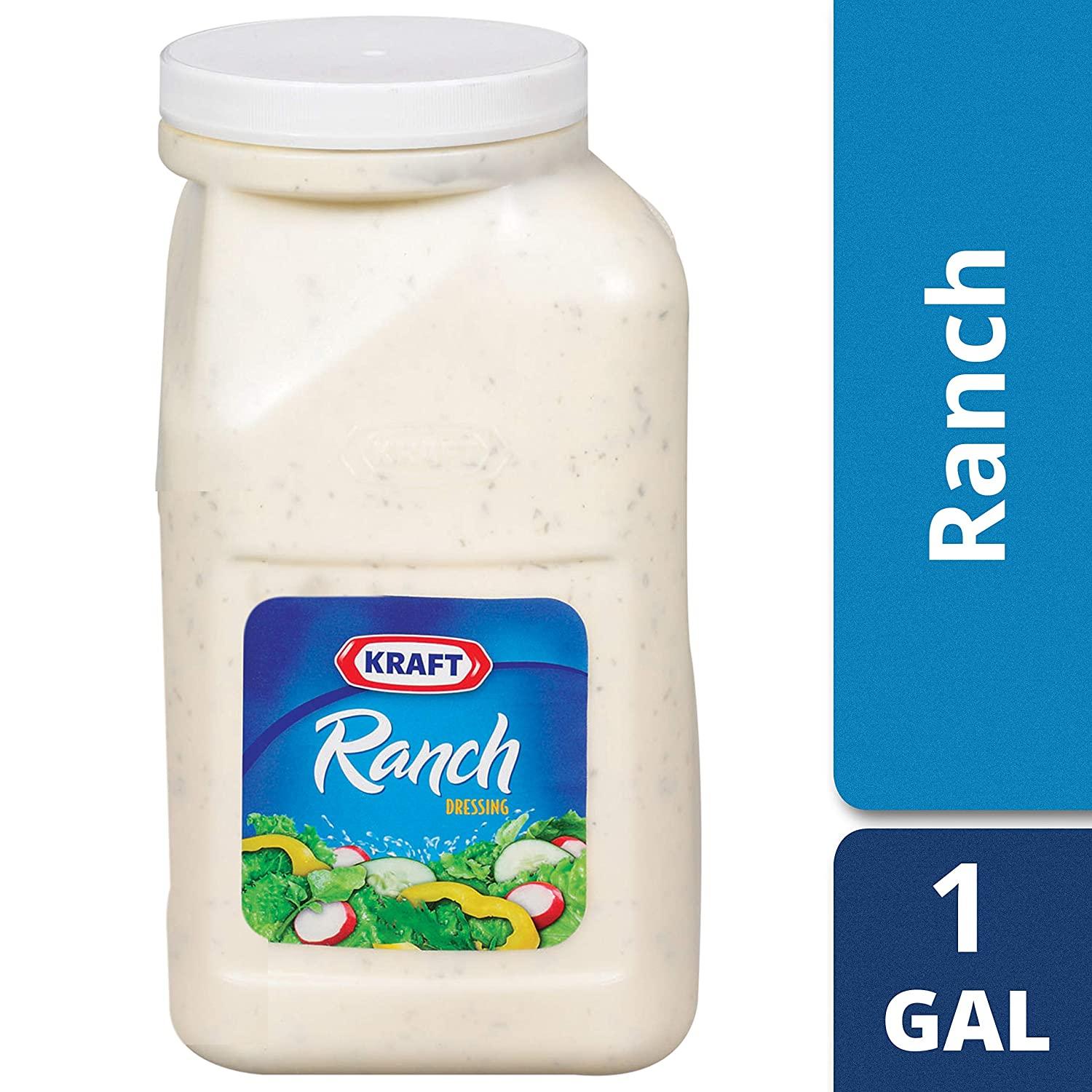 Kraft Ranch Salad Dressing (1 gal Jug) Ranch 128 Fl Oz (Pack of 1)
