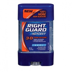Right Guard Sport 3-D Odor Defense, Antiperspirant & Deodorant Clear Gel, Cool - 3 oz