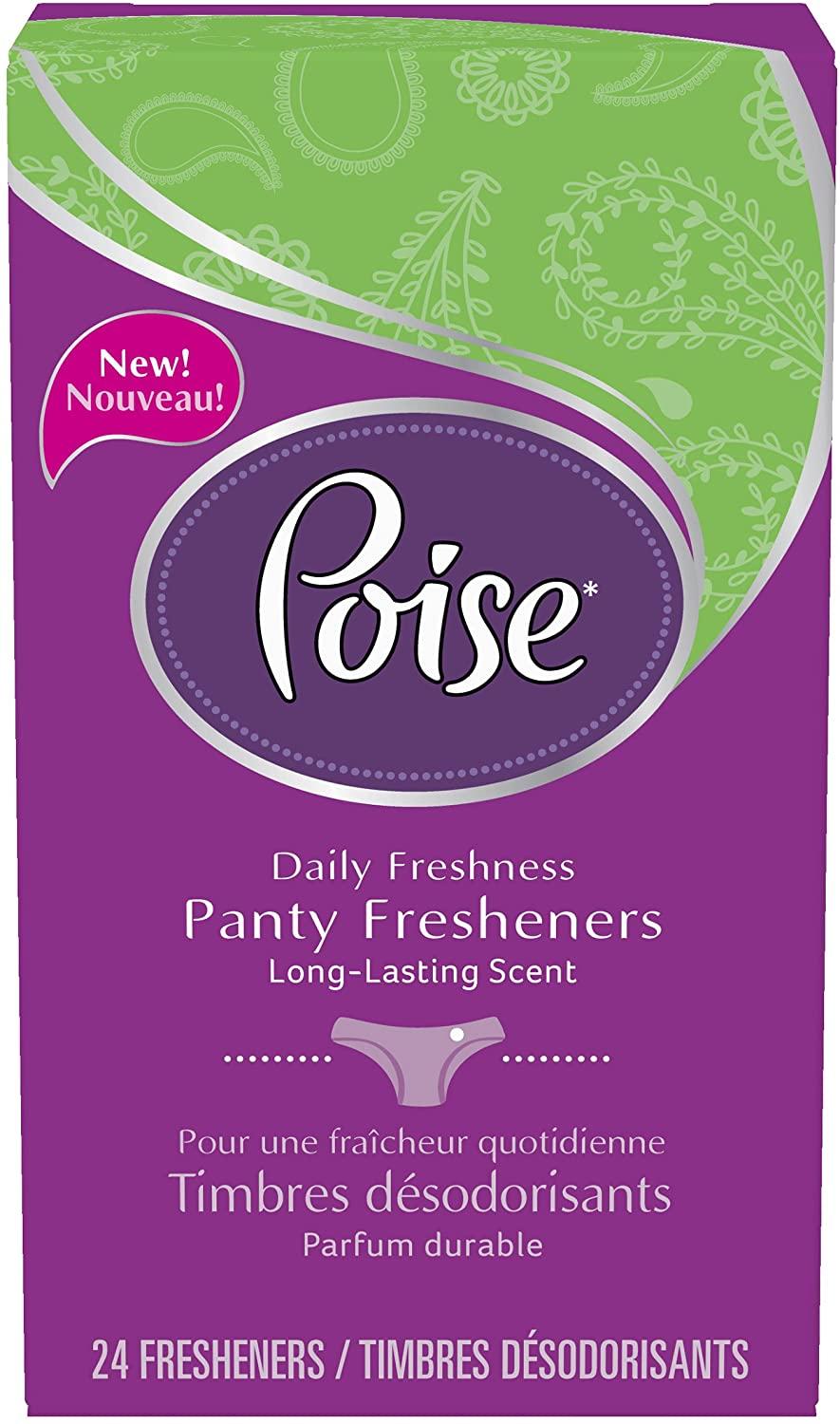 Poise Panty Fresheners, 24 Count