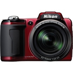 Nikon Coolpix L110 12.1 MP Digital Camera (Red)
