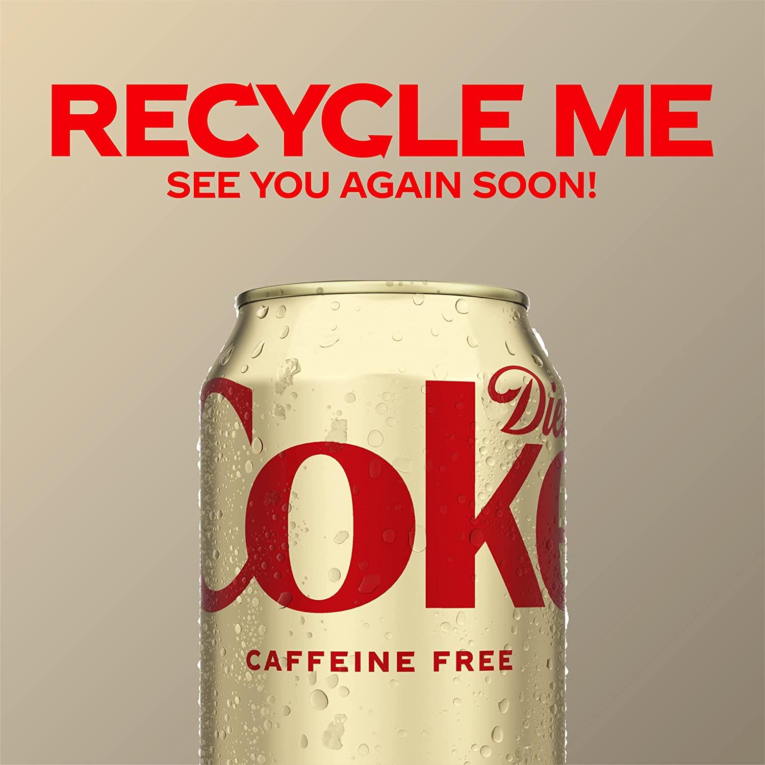Diet Coke Caffeine-Free Fridge Pack Cans, 12 fl oz, 12 Pack, 3 Sets Caffeine Free Diet Coke 12 Fl Oz (Pack of 36)