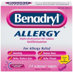 Benadryl Allergy Relief Ultratab Tablets 24 Count