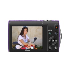 Coolpix S5100 12.2 Megapixel 5x Zoom Lens 1080p HD Video Camera (Purple)