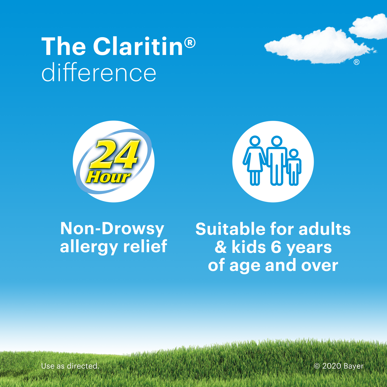Claritin Non-Drowsy, Indoor & Outdoor Allergies, 24 Hour Allergy Relief, 40 Tablets