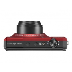 Nikon Coolpix S8000 14.2 MP Digital Camera (Red)