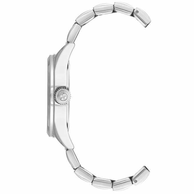 Vince Camuto Multi-Function Silver-Tone Men's Watch with Extra Strap