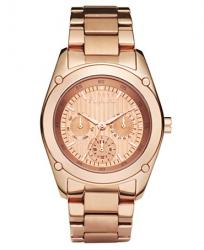 Armani Exchange Chronograph Rose Gold Stainless Steel Ladies Watch AX5045