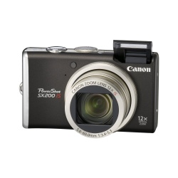 PowerShot SX200 IS - 12 Megapixel 12x Optical Digital Camera (Black)
