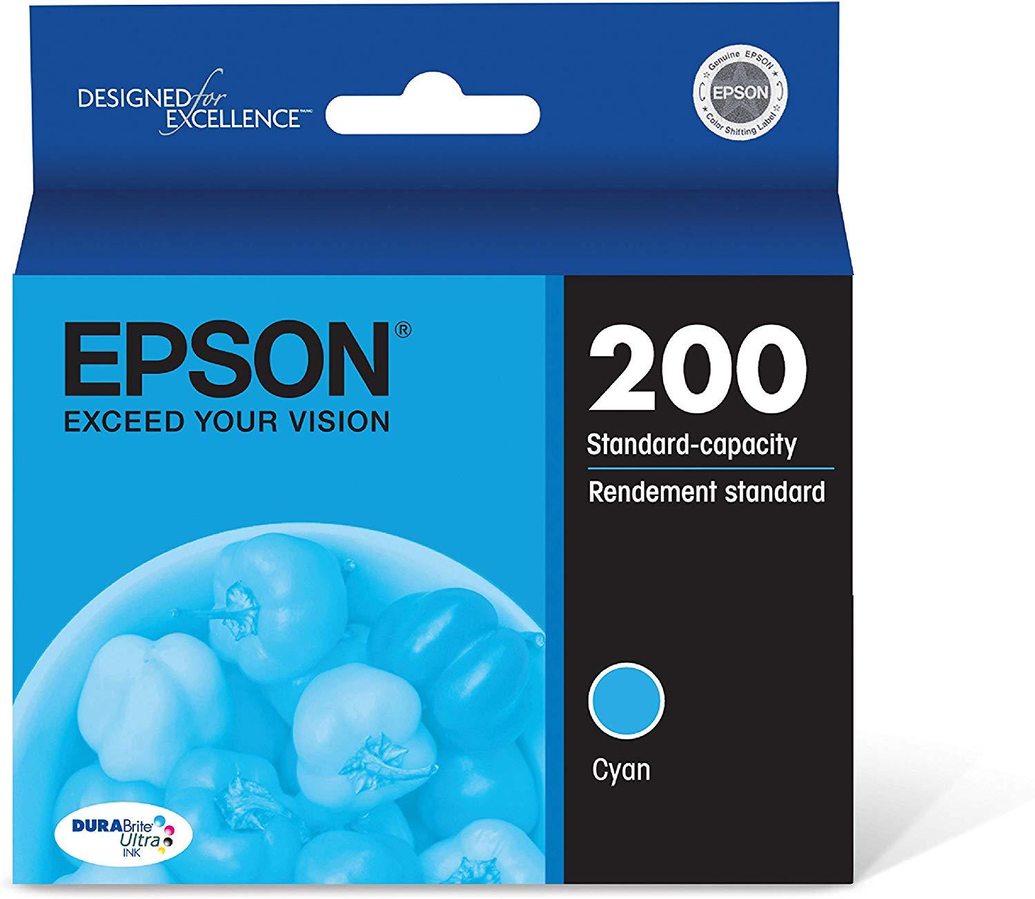 Epson T200220 DURABrite Ultra Cyan Standard Capacity Cartridge Ink