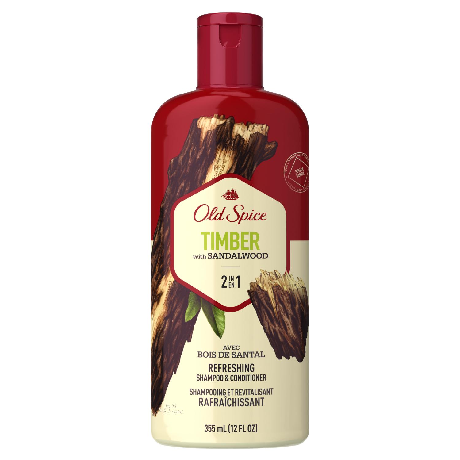 Old Spice Timber with Mint 2 in 1 Shampoo and Conditioner 12 fl oz
