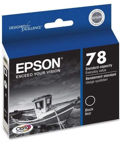 Epson T078120 78 Black Claria Hi-Definition Standard Capacity Inkjet Cartridge
