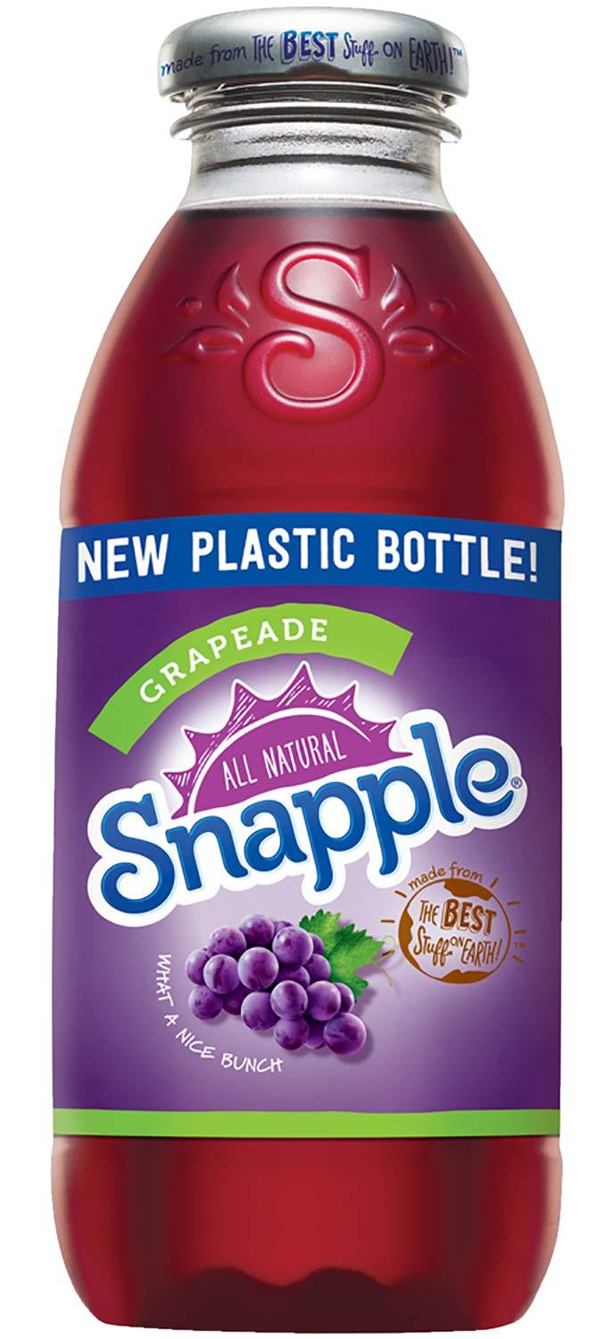 Snapple - Grapeade - 16 fl oz (24 Plastic Bottles)