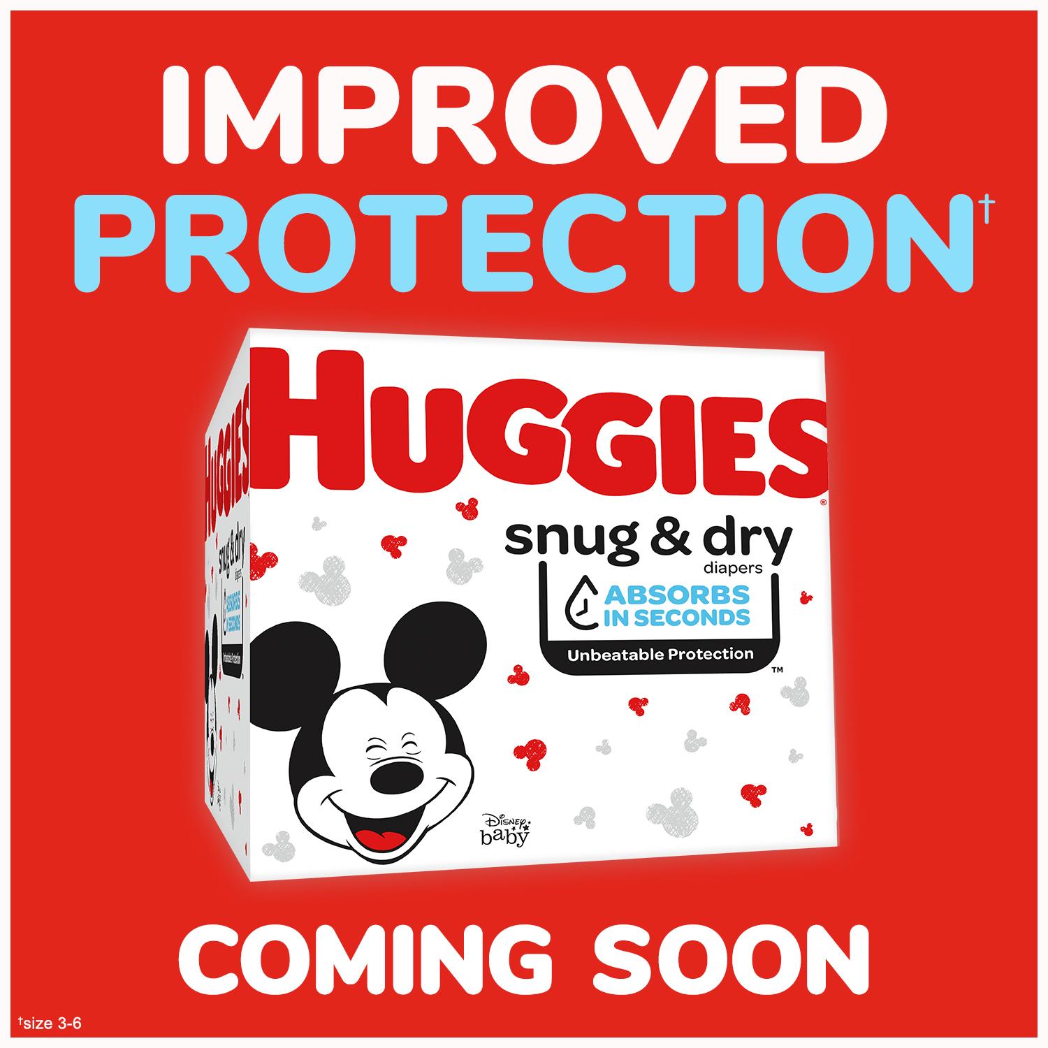 Hugggies Snug & Dry Diapers, Size 6, 128 Count