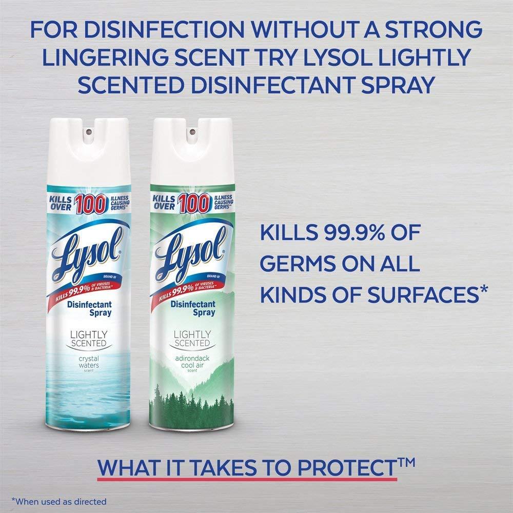 Lysol Disinfectant Spray, Crisp Linen, 76oz (4X19oz)