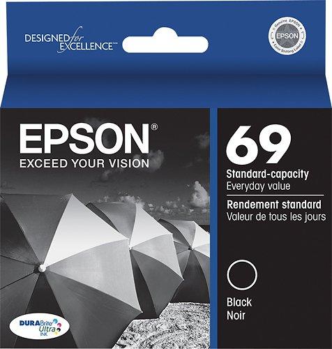 Epson T069120 69 Ultra Black Standard Capacity Cartridge Ink