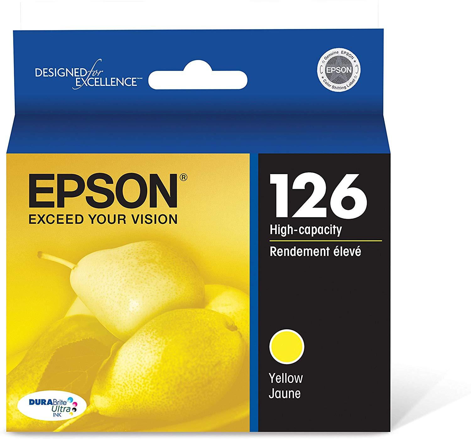 Epson T126420 126 YELLOW DURABrite Ultra High Capacity Cartridge Ink