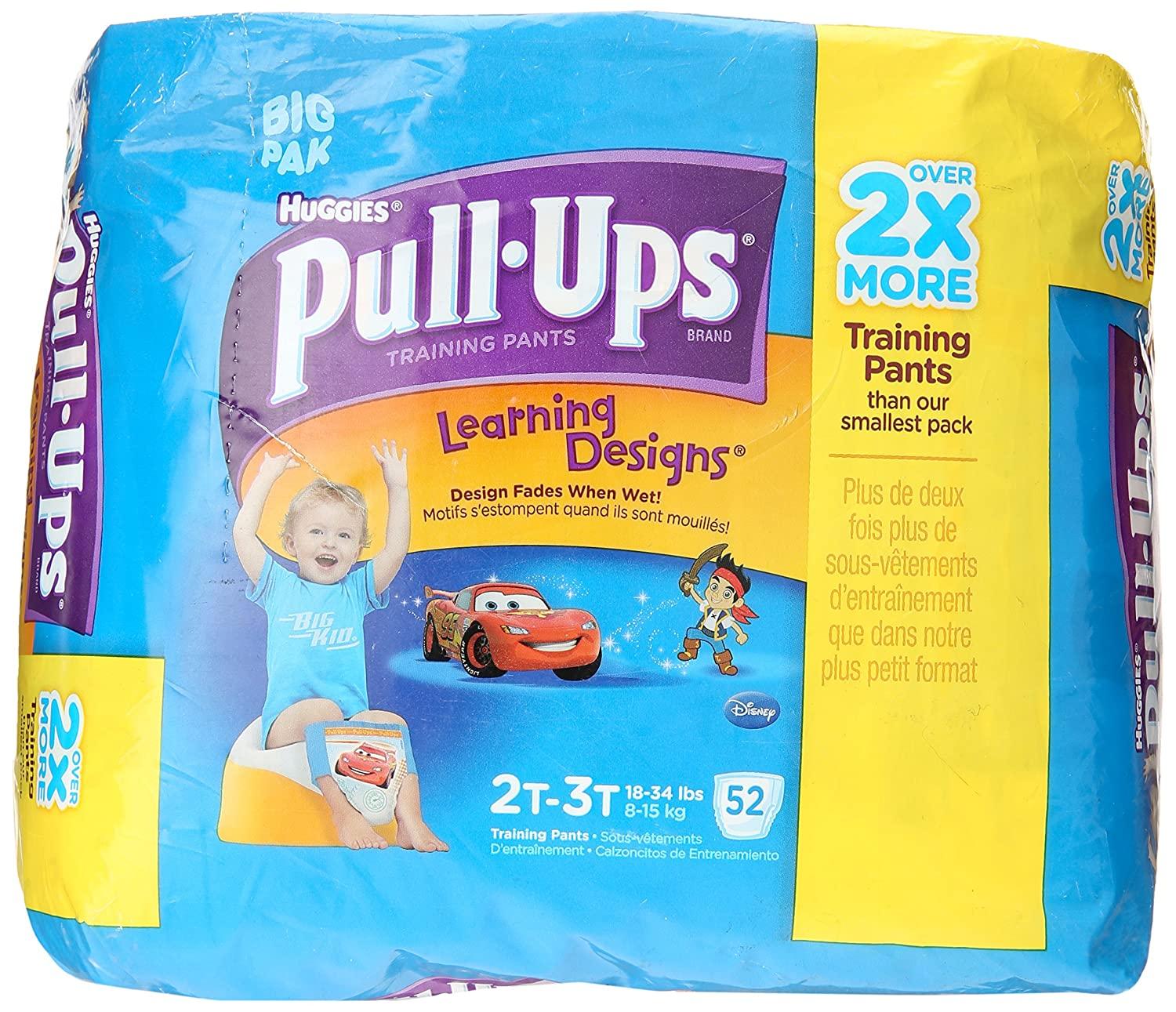 Huggies Pull-Ups Learning Designs Training Pants, 2T-3T, 52 Count