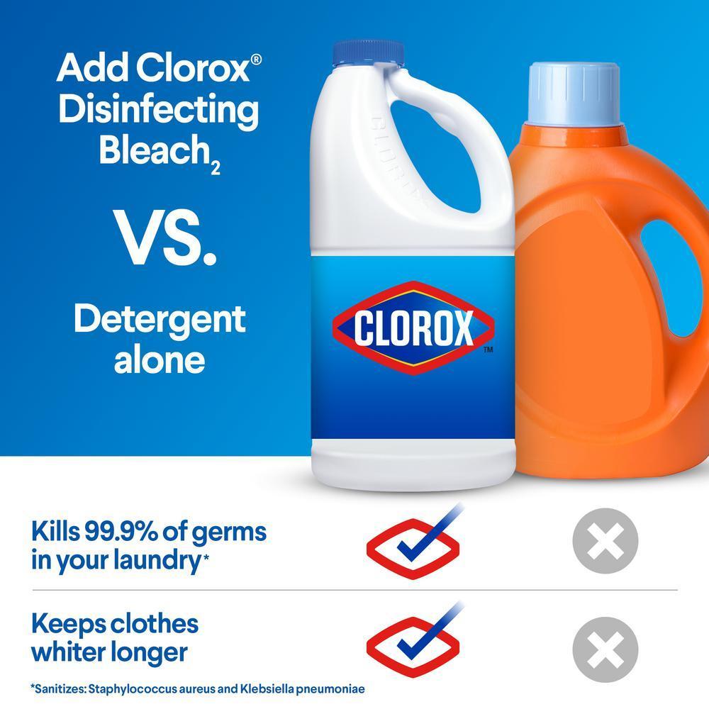 Clorox 121 oz. Regular Concentrated Liquid Bleach (2 Pack)