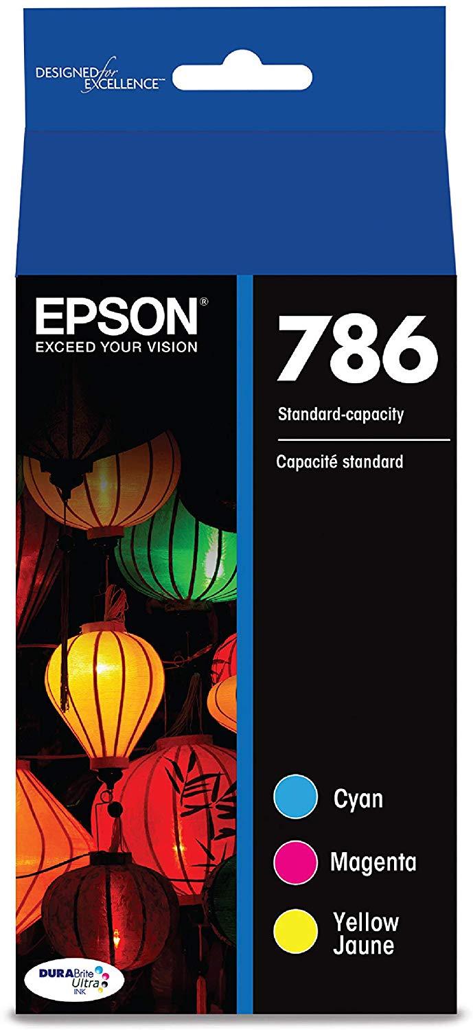Epson T786520 786 DURABrite Ultra Standard-Capacity Color Ink Cartridge, Multipack