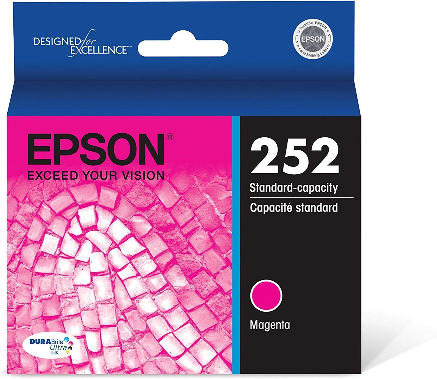 Epson T252320 252 MAGENTA DURABrite Ultra Standard Capacity Cartridge Ink