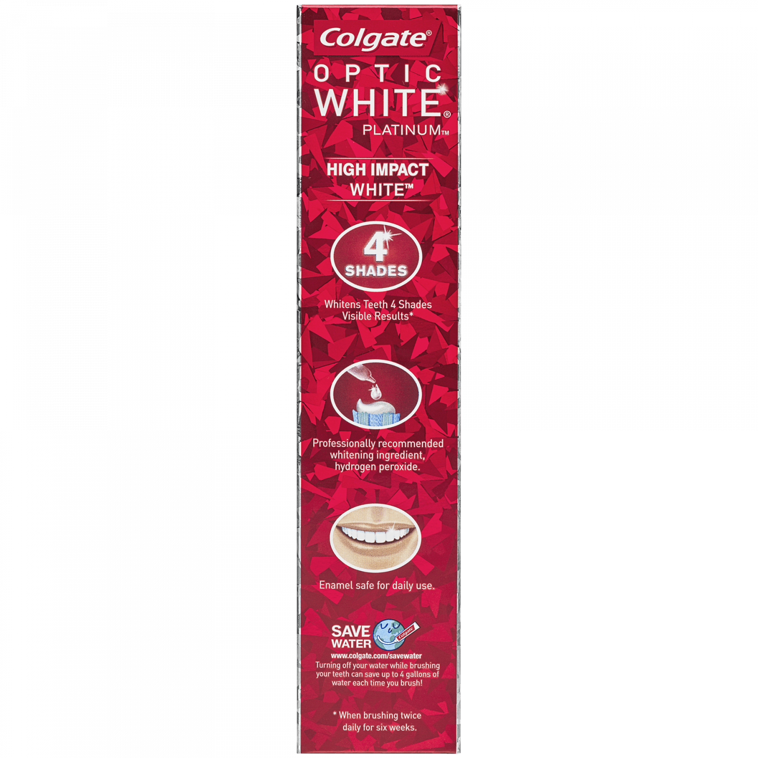 Colgate Optic White High Impact White Whitening Toothpaste, 4.5 oz