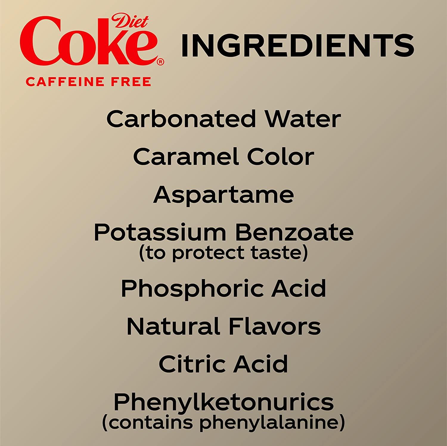 Caffeine Free Diet Coke, 12 fl oz, 24 Pack
