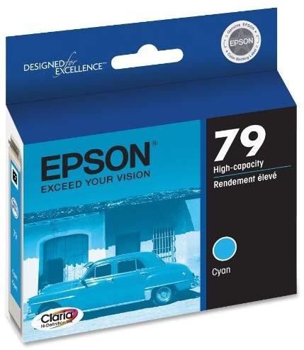 Epson T079220 79 Cyan Claria Hi-Definition  High-capacity Inkjet Cartridge  