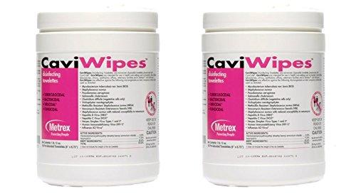 CaviWipes Metrex Disinfecting Towelettes Canister Wipes, 160 Count (3 PACK)