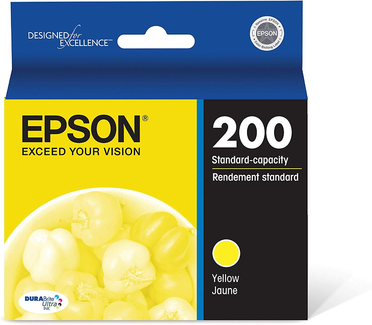 Epson T200420 200 Yellow DURABrite Ultra  Standard Capacity Cartridge Ink