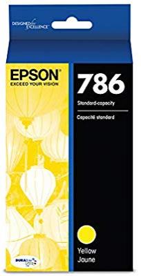 Epson T786420 786 Yellow DURABrite Ultra Standard-Capacity Ink Cartridge, Ink