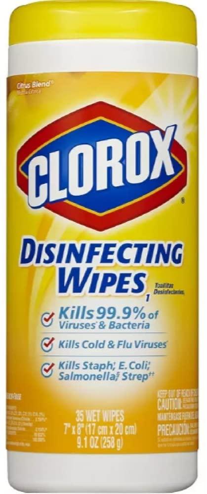 Clorox Disinfecting Wipes, Citrus Blend 35 ea (Pack of 8)