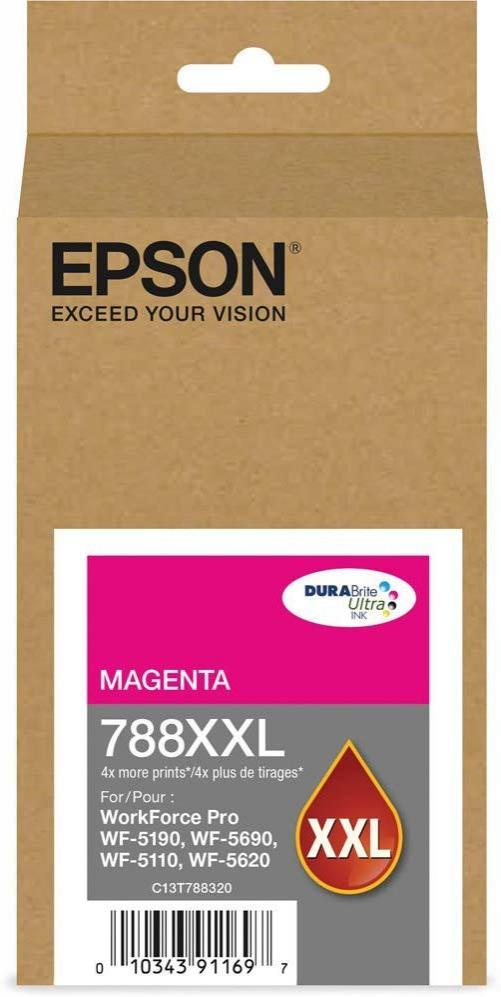 Epson T788XXL320 788XXL Magenta DURABrite Ultra Extra High Capacity  Ink Cartridge