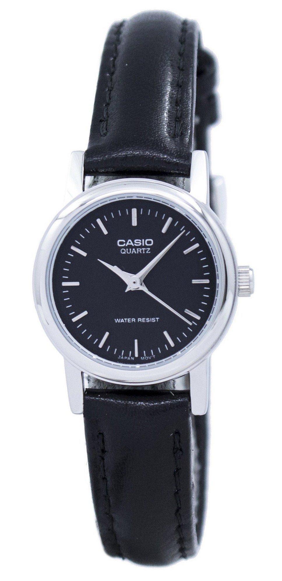 Casio Quartz Analog Black Dial LTP-1095E-1ADF LTP1095E-1ADF Women's Watch