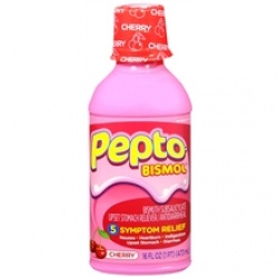 Pepto-Bismol Upset Stomach Reliever/Antidiarrheal Liquid Cherry - 16 oz