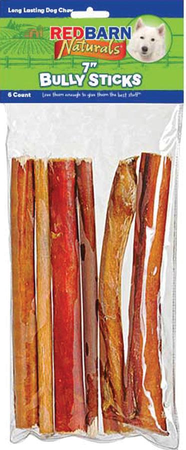 Redbarn Bully Stick, 7 Inch, 6 Pack