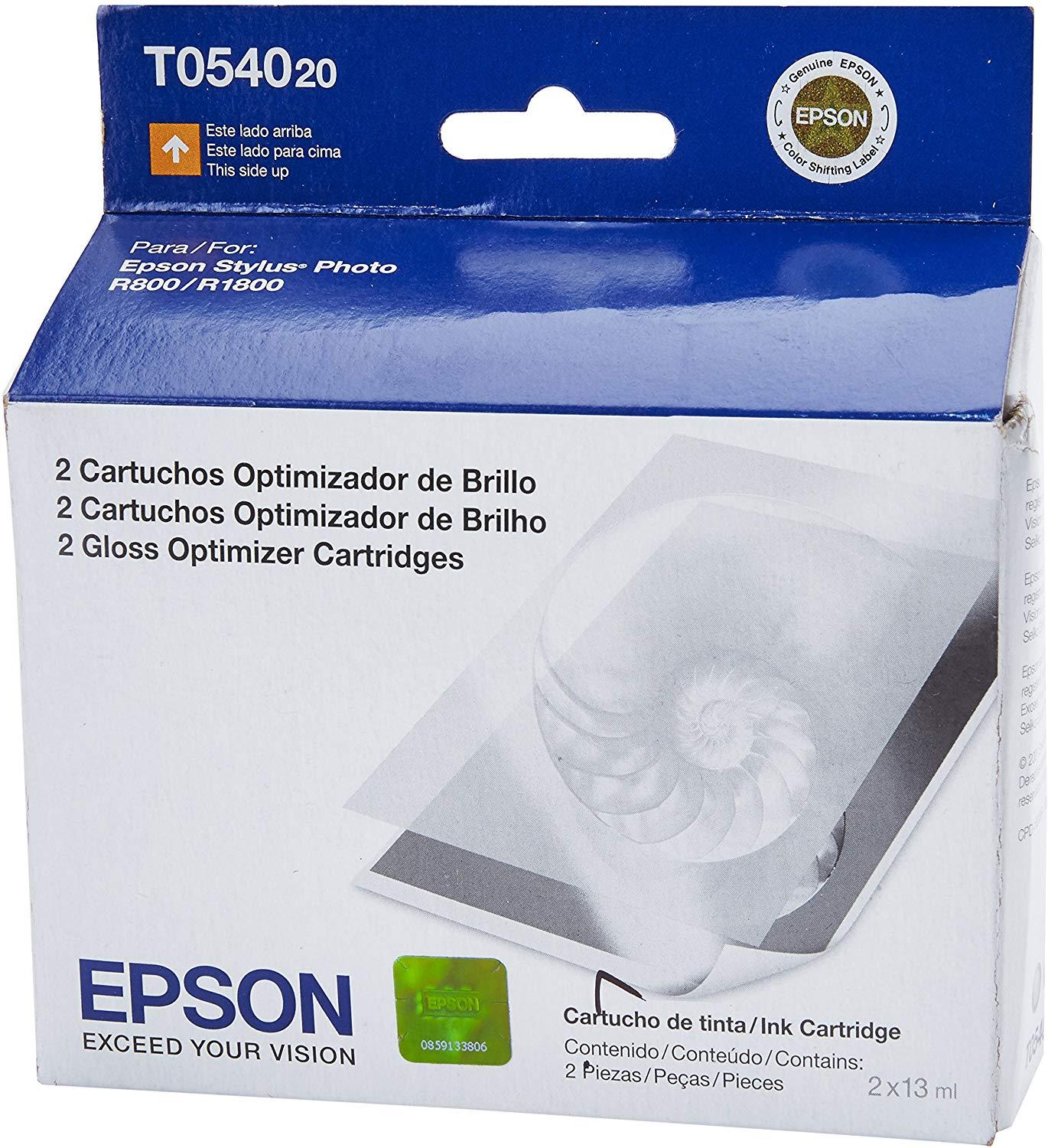 Epson T054020 54 Gloss Optimizer Standard Capacity Cartridge Ink