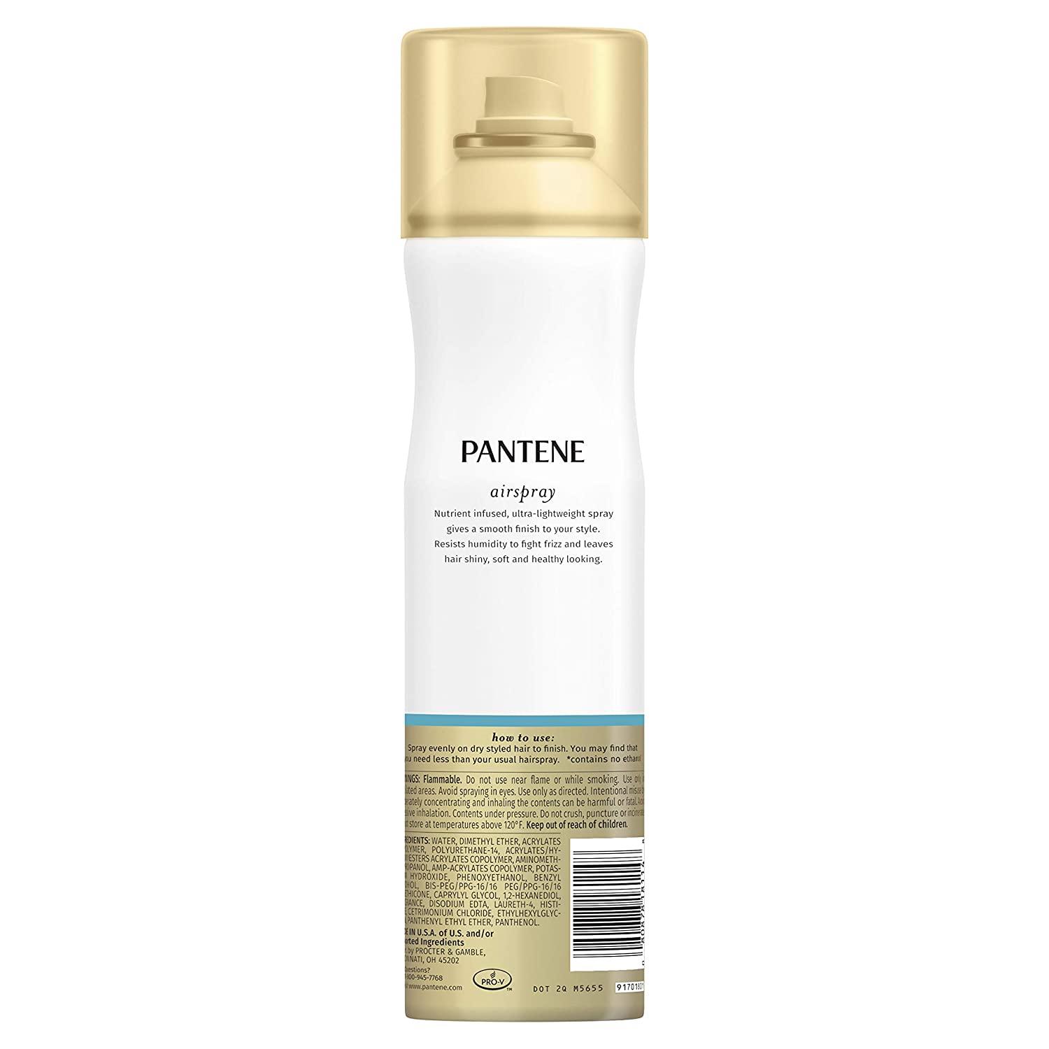 Pantene Pro-V Smooth Airspray Humidity Resistant Smooth Finish Hairspray, 7 oz
