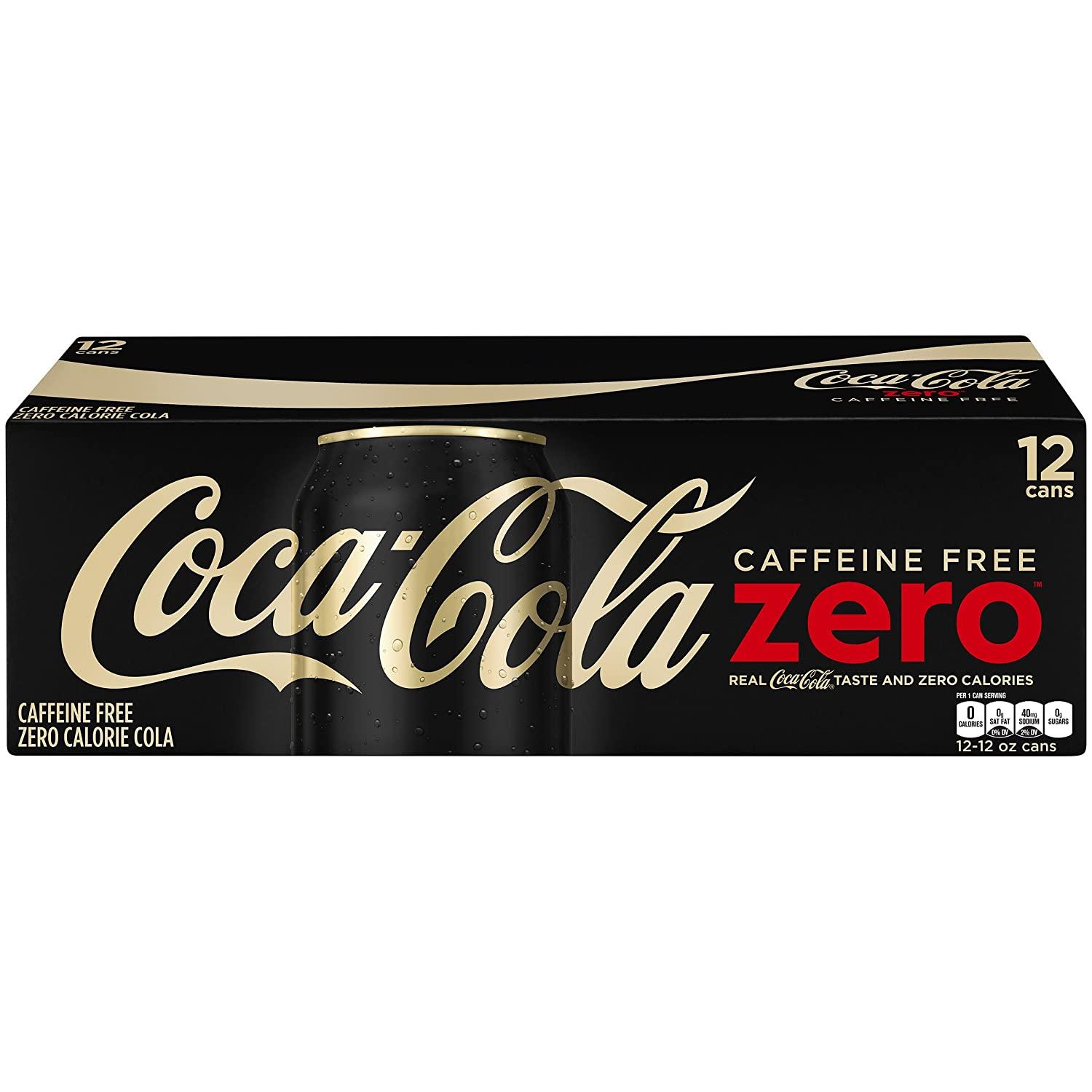 Coca-Cola Zero Caffeine-Free Soda, 12 Fl Oz (pack of 12)