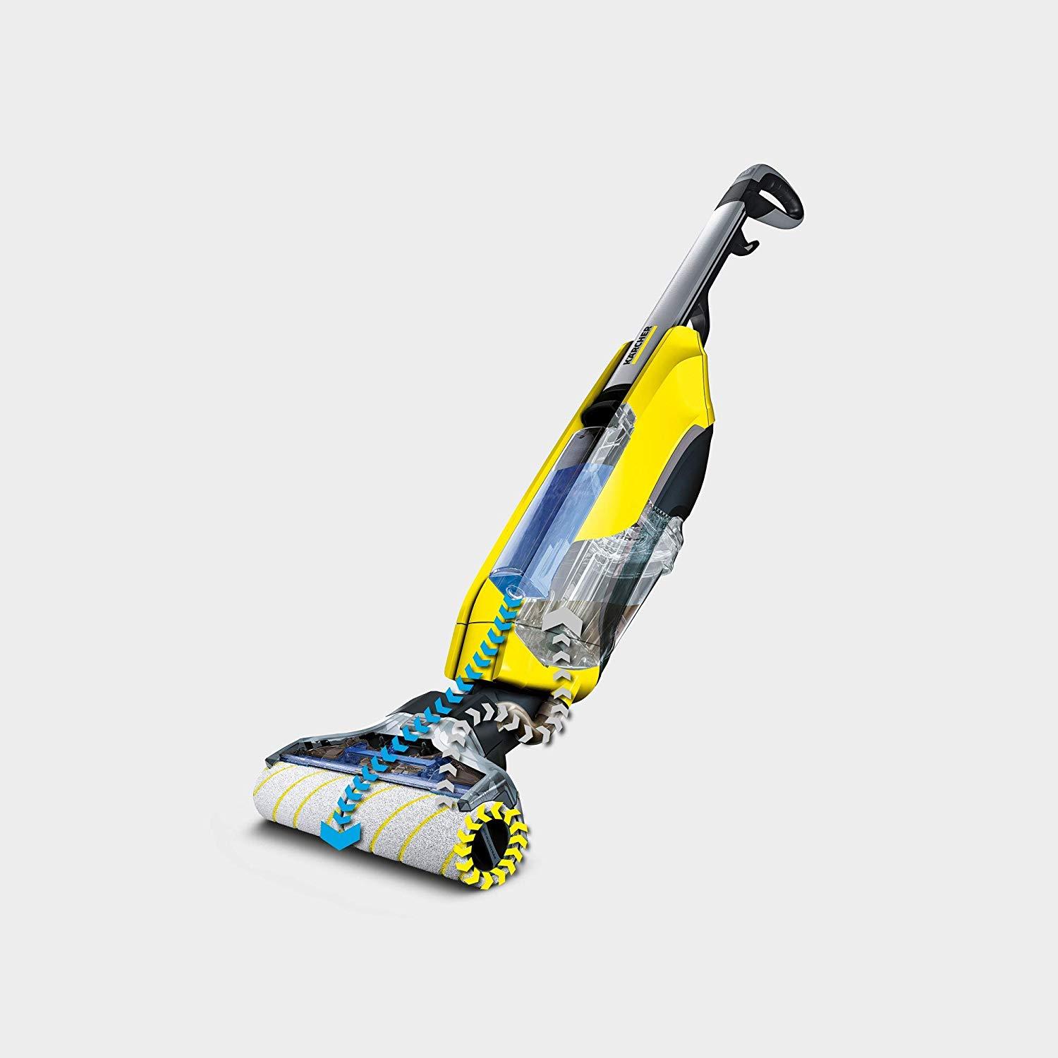 Karcher FC 5 Hard Floor Mop and Vacuum Cleaner - Yellow