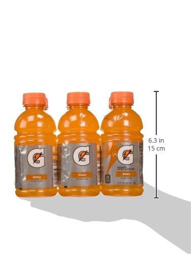 Gatorade Thirst Quencher, Orange, 12 Fl Oz, Pack of 6