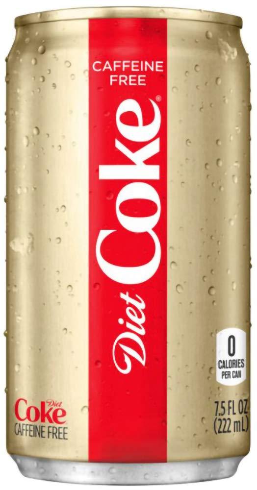 Diet Coke, Caffeine-Free, 7.5 oz Cans (Pack of 15, Total of 112.5 Fl Oz)