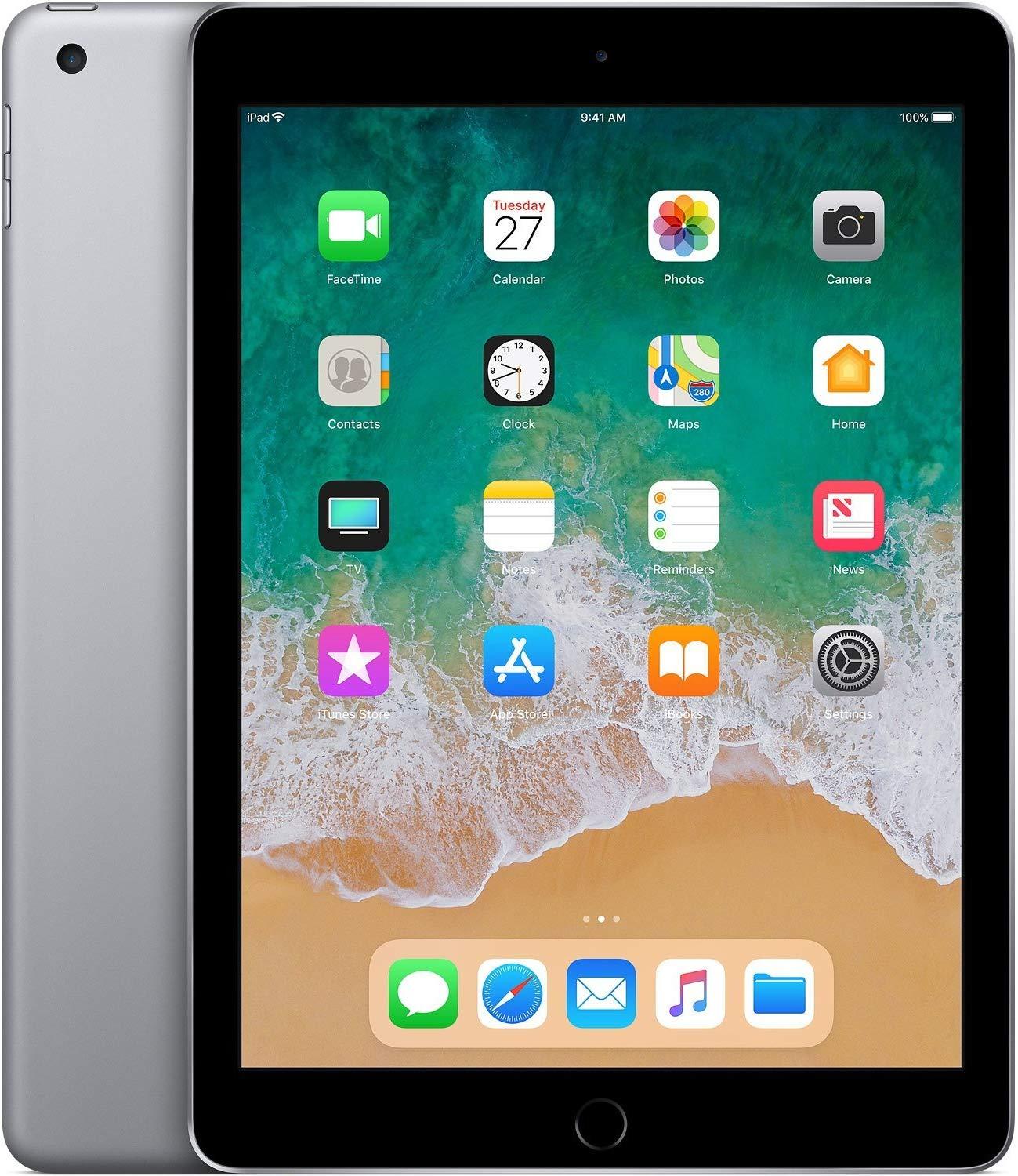 Apple MR7J2LL/A iPad 9.7 Inch WiFi Only - 128GB - Space Gray (Early 2018)