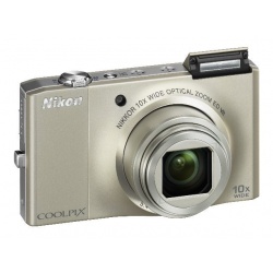 Nikon Coolpix S8000 14.2 MP Digital Camera (Champagne Silver)