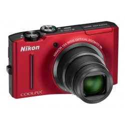 Nikon Coolpix S8100 12.1 MP Digital Camera (Red)