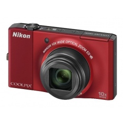Nikon Coolpix S8000 14.2 MP Digital Camera (Red)