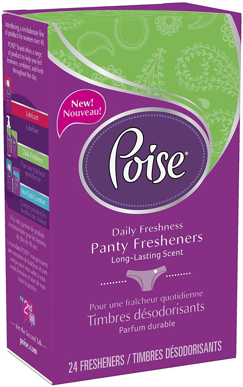 Poise Panty Fresheners, 24 Count