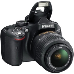 Nikon D5100 Digital SLR Camera with Nikon AF-S VR DX 18-55mm lens