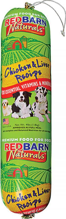 Redbarn Natural Roll Dog Food, 4 Lb, Chicken