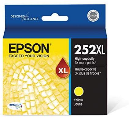 Epson T252XL420 252XL Yellow DURABrite Ultra  High Capacity Cartridge Ink