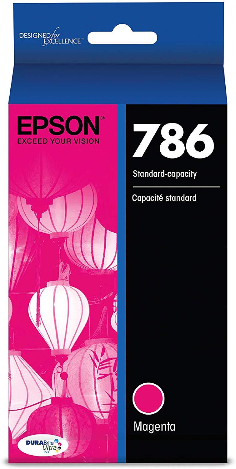 Epson T786320 786 Magenta DURABrite Ultra Standard-Capacity Ink Cartridge, 